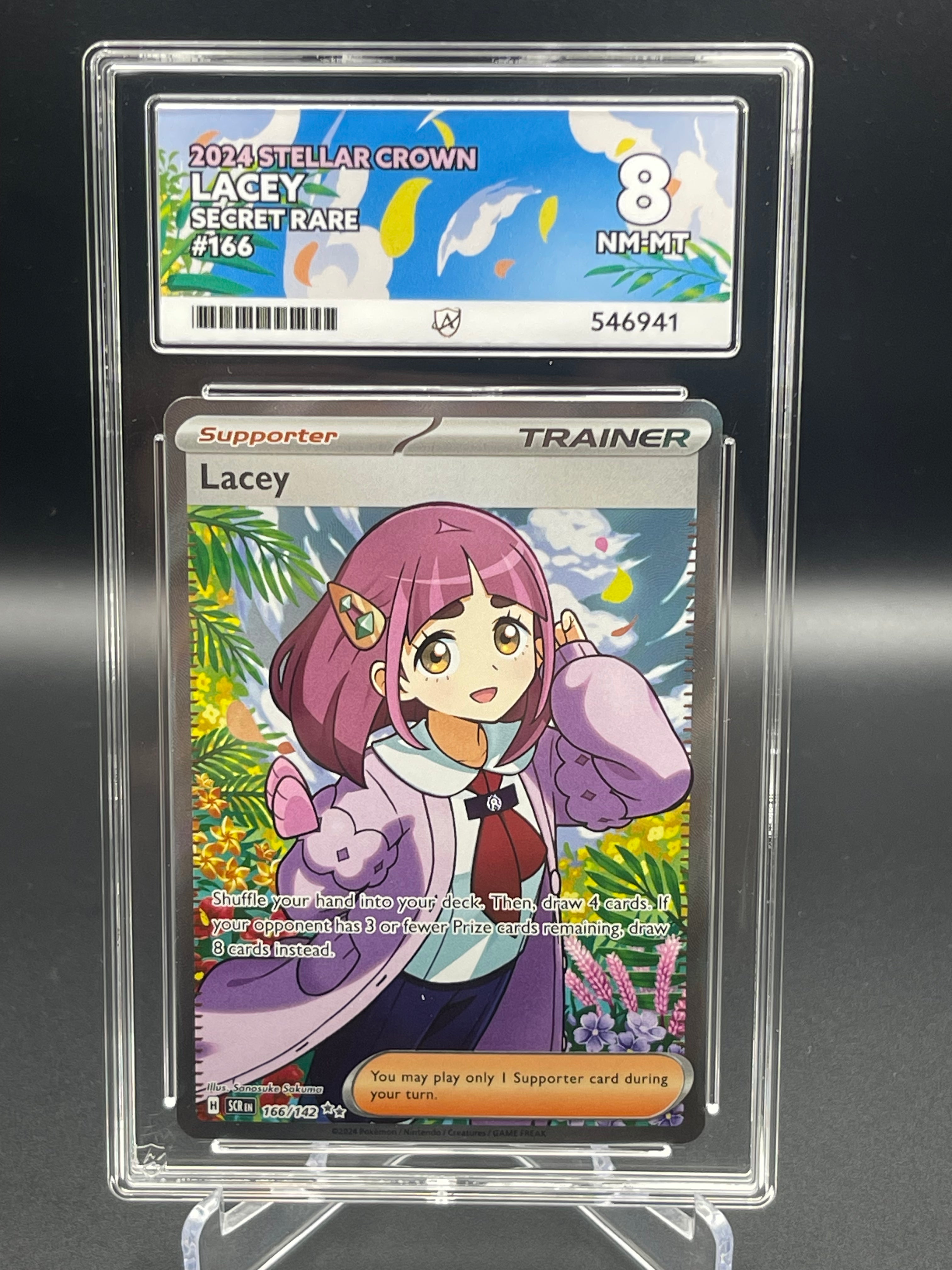 Ace Graded 8 NM-MT Lacey 166/142