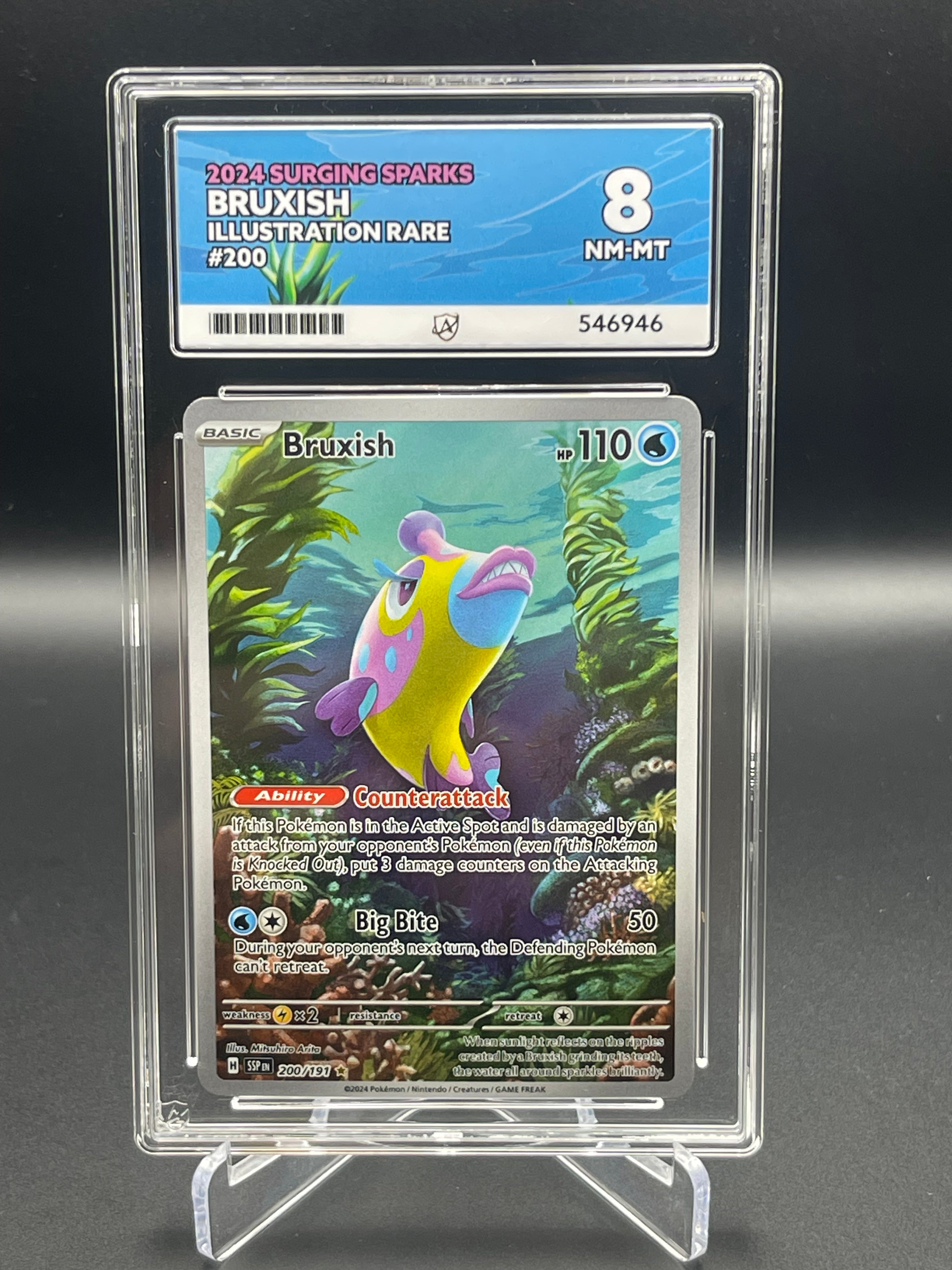 Ace Graded 8 NM-MT Bruxish I200/191