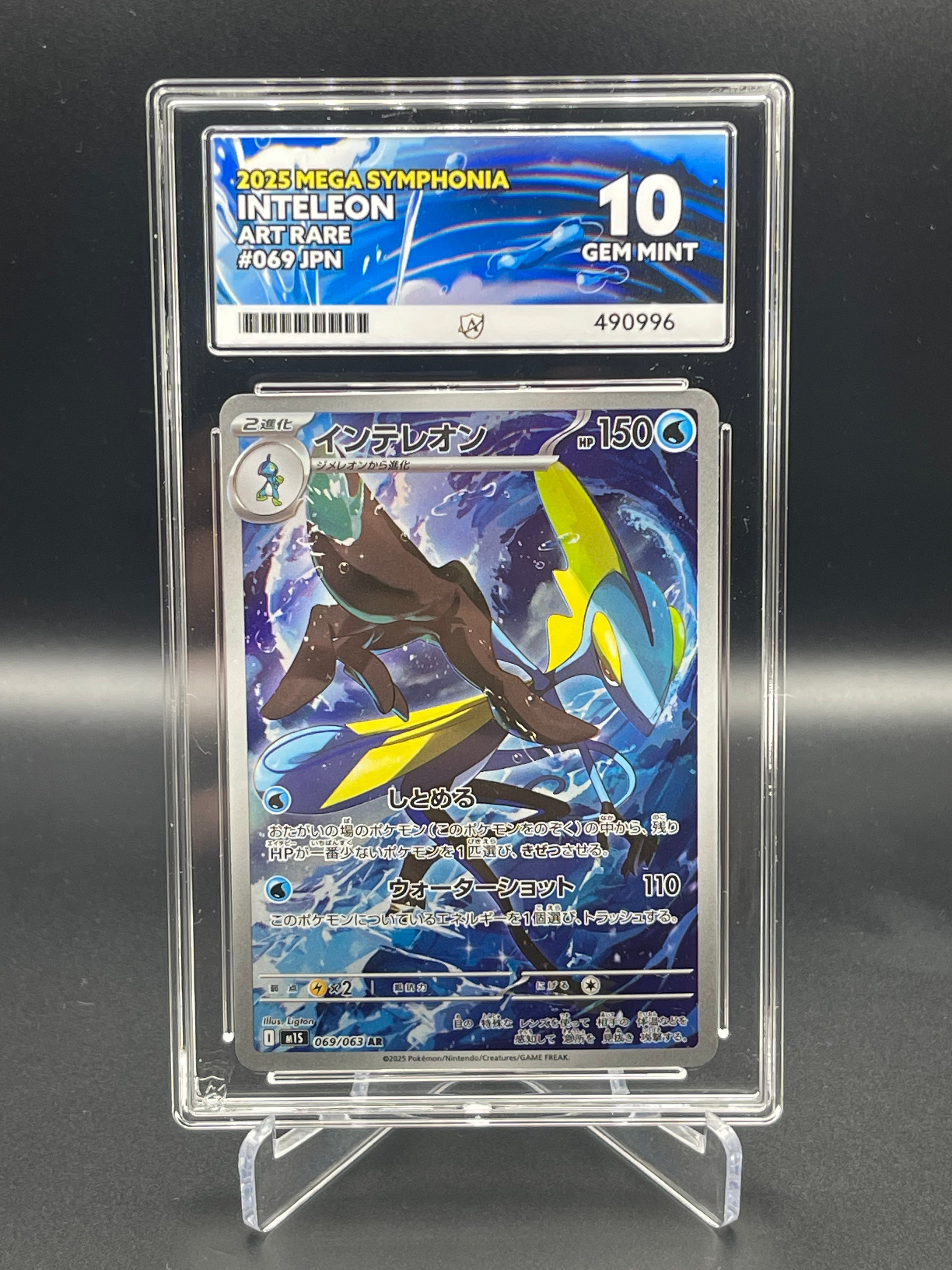 ACE GRADED 10 GEM MINT Inteleon 069/063
