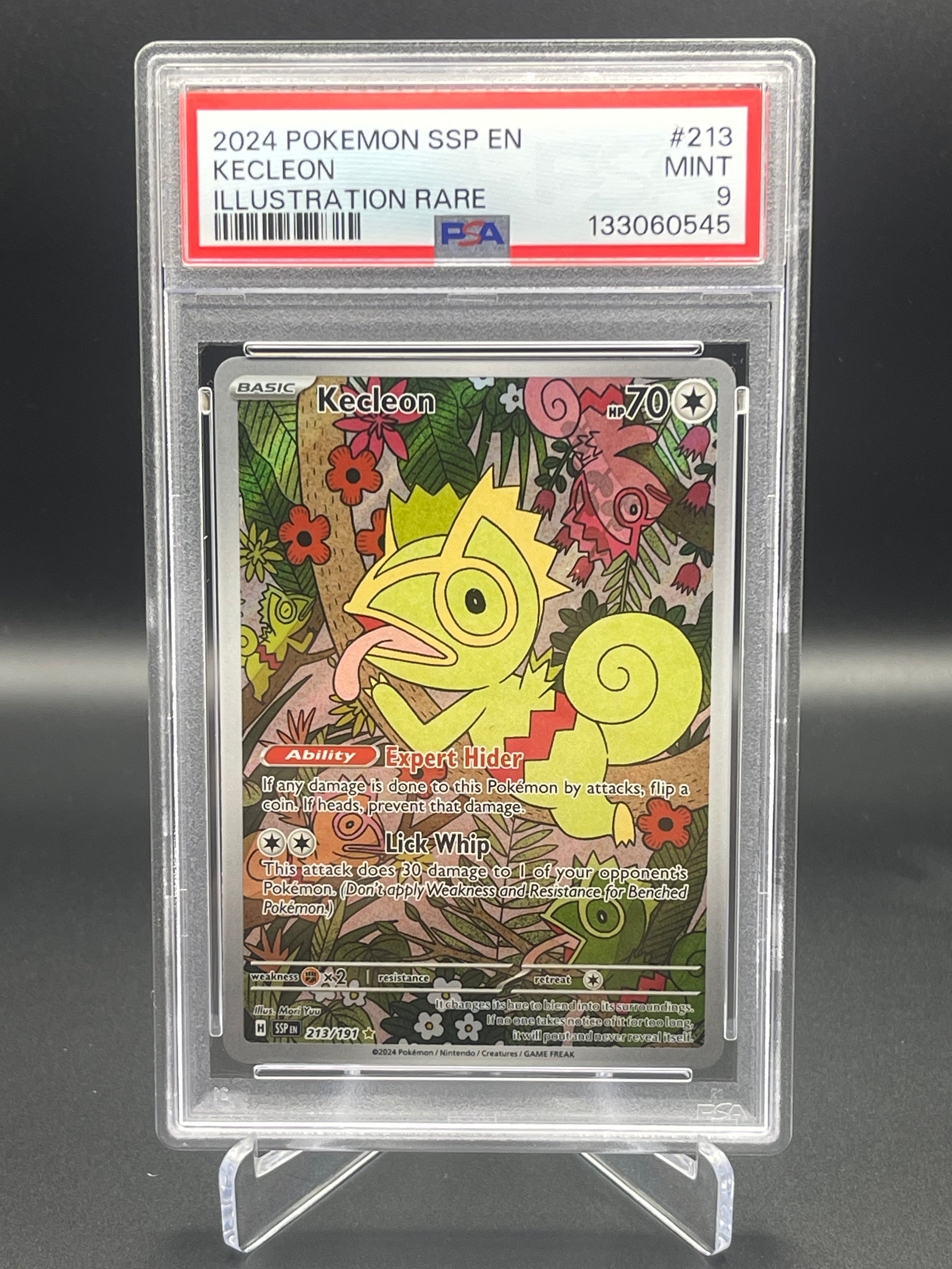 PSA 9 MINT Kecleon 213/191