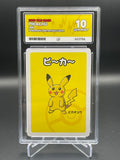 ACE GRADED 10 GEM MINT Pikachu Old Maid Japanese Pokemon Card