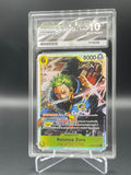 ACE GRADED 10 GEM MINT Roronoa Zoro ST29-014 SR Parallel
